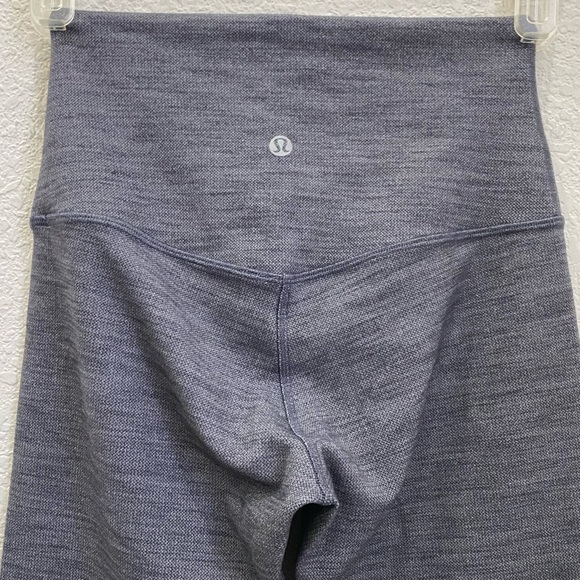LULULEMON Athletica Align Pant II 25” Mini Heathered Herringbone Black/White - Picture 10 of 14